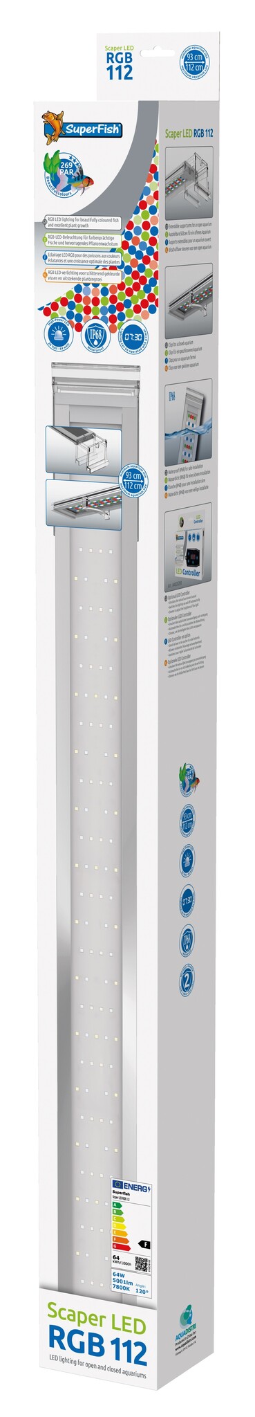 Scaper LED RGB 112 verlichting 55W