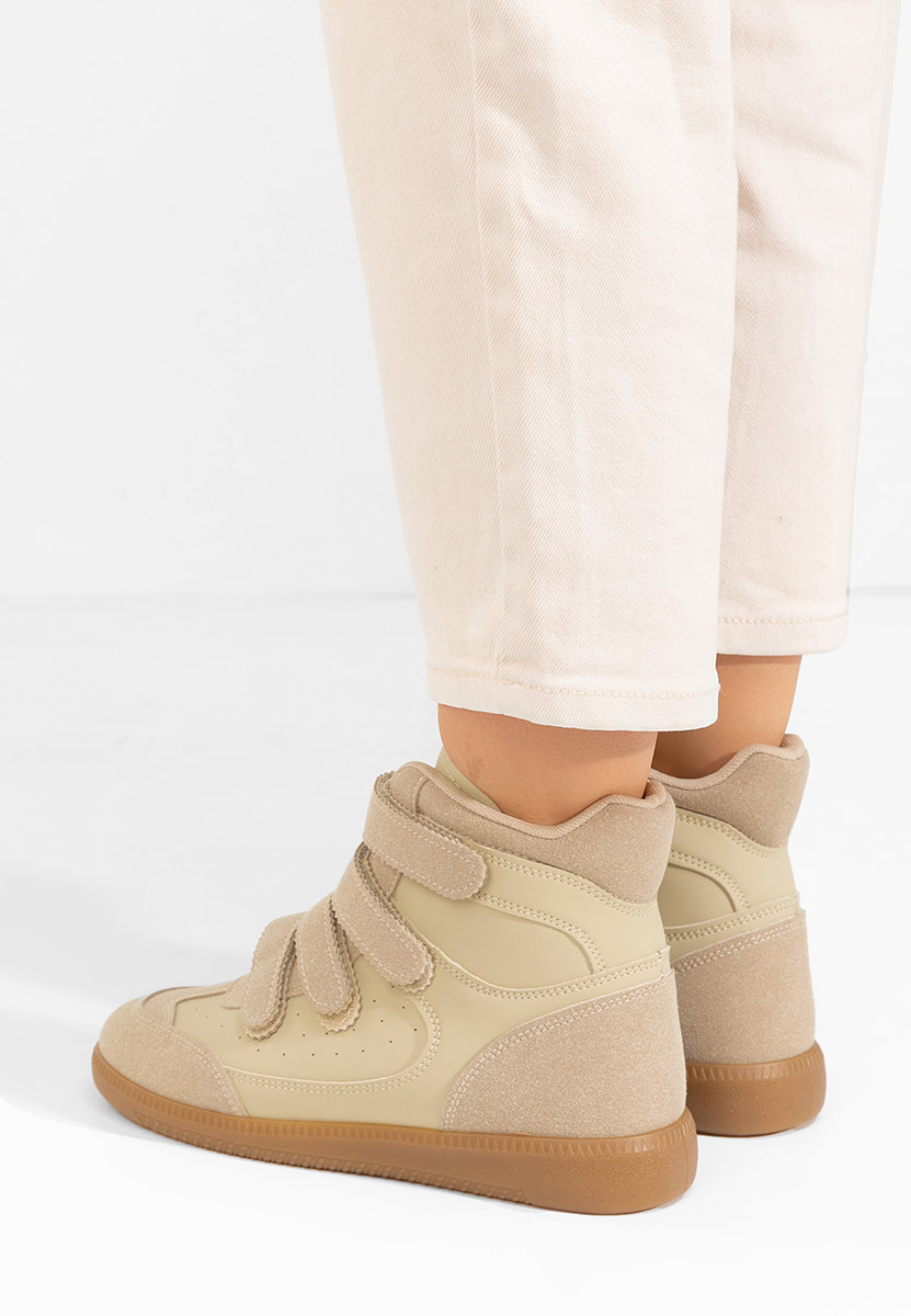 Baskets montantes kaki Fluvia