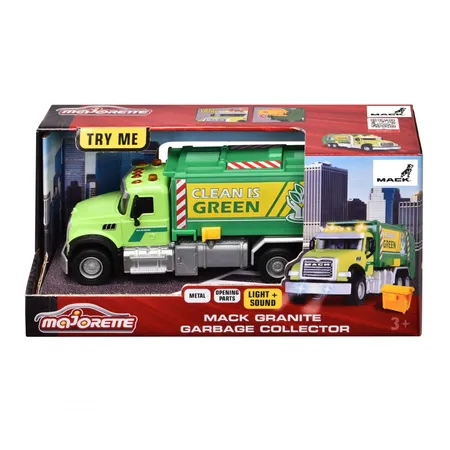 Majorette Mack Granite Garbage Truck