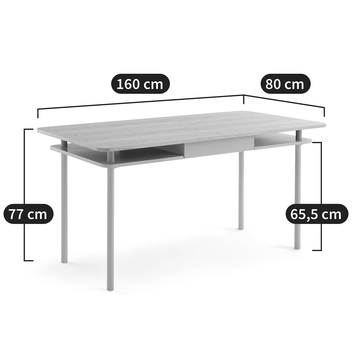 LA REDOUTE INTERIEURS<br>Escritório/mesa, 6 pessoas, Biniti