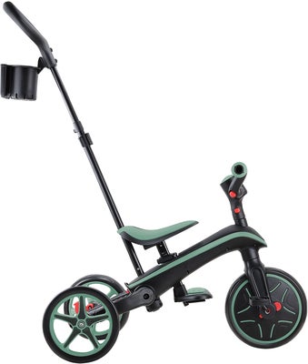 Globber Trehjulssykkel Explorer Sammenleggbar 4-in-1, Olivengrønn
