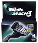 Gillette - Mach 3 - Scheermesjes - Set van 4 - Met Lubrastrip