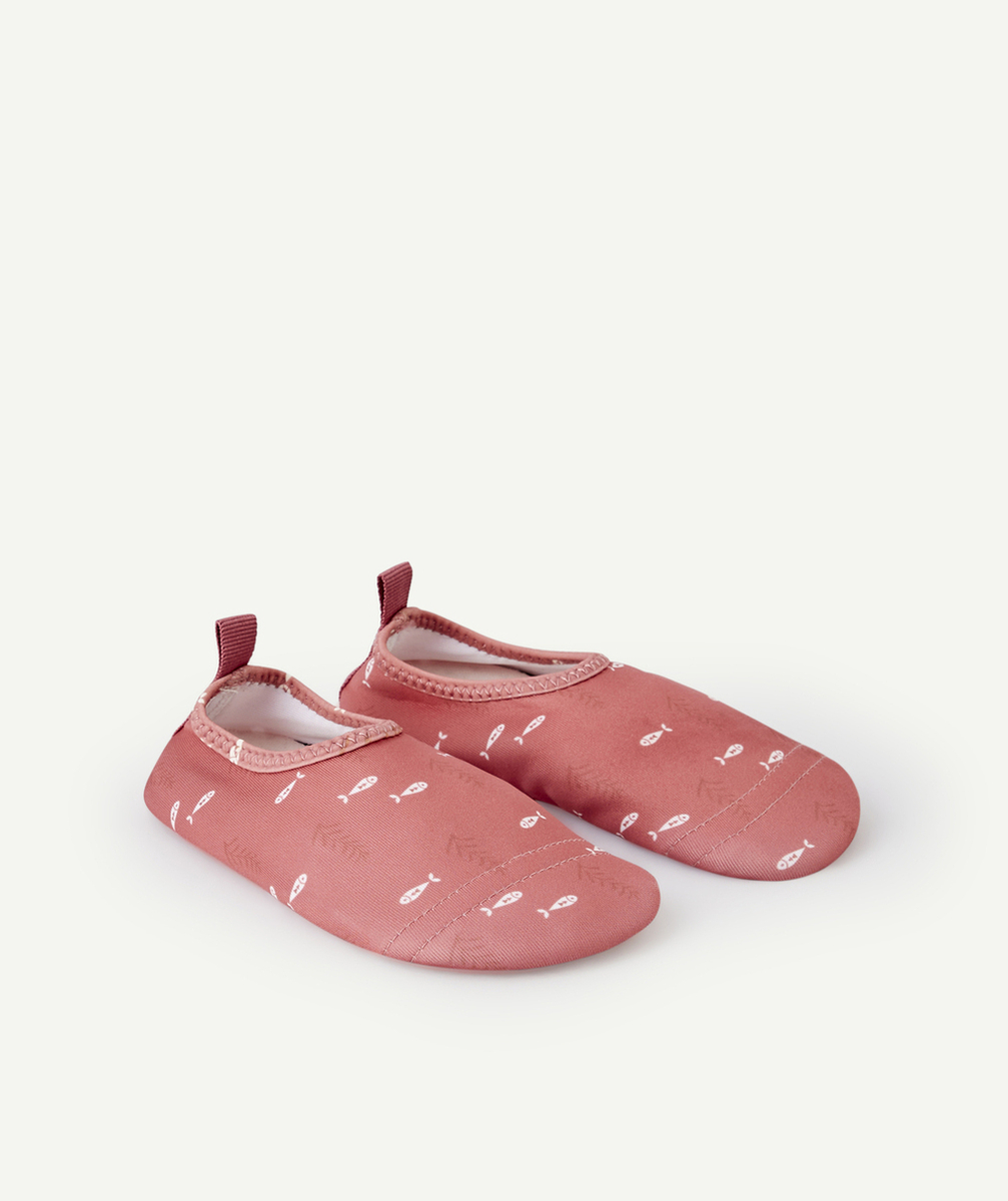 FRESKCHAUSSONS DE PLAGE ANTI-UV BÉBÉ FILLE OCEAN CORAIL