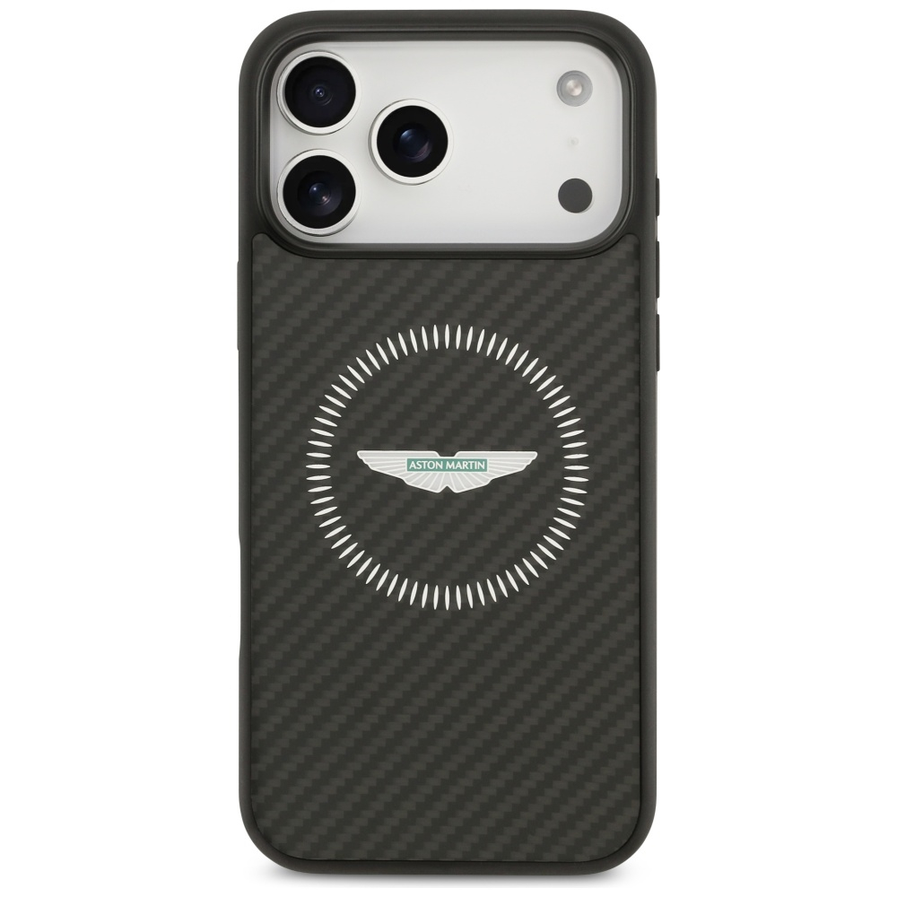iPhone 17 Pro Max MagSafe Hardcase Hülle HC Kevlar Counter Design (ASHMP17XFCOS) - Schwarz