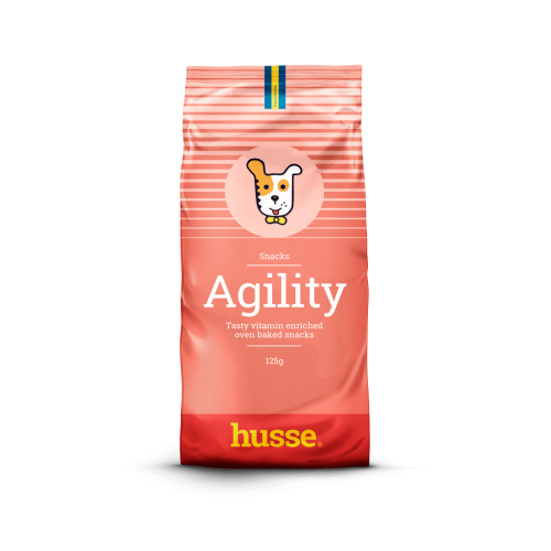 Petiscos Husse Agility para Cães, Caren, Sabor Presunto e Frango