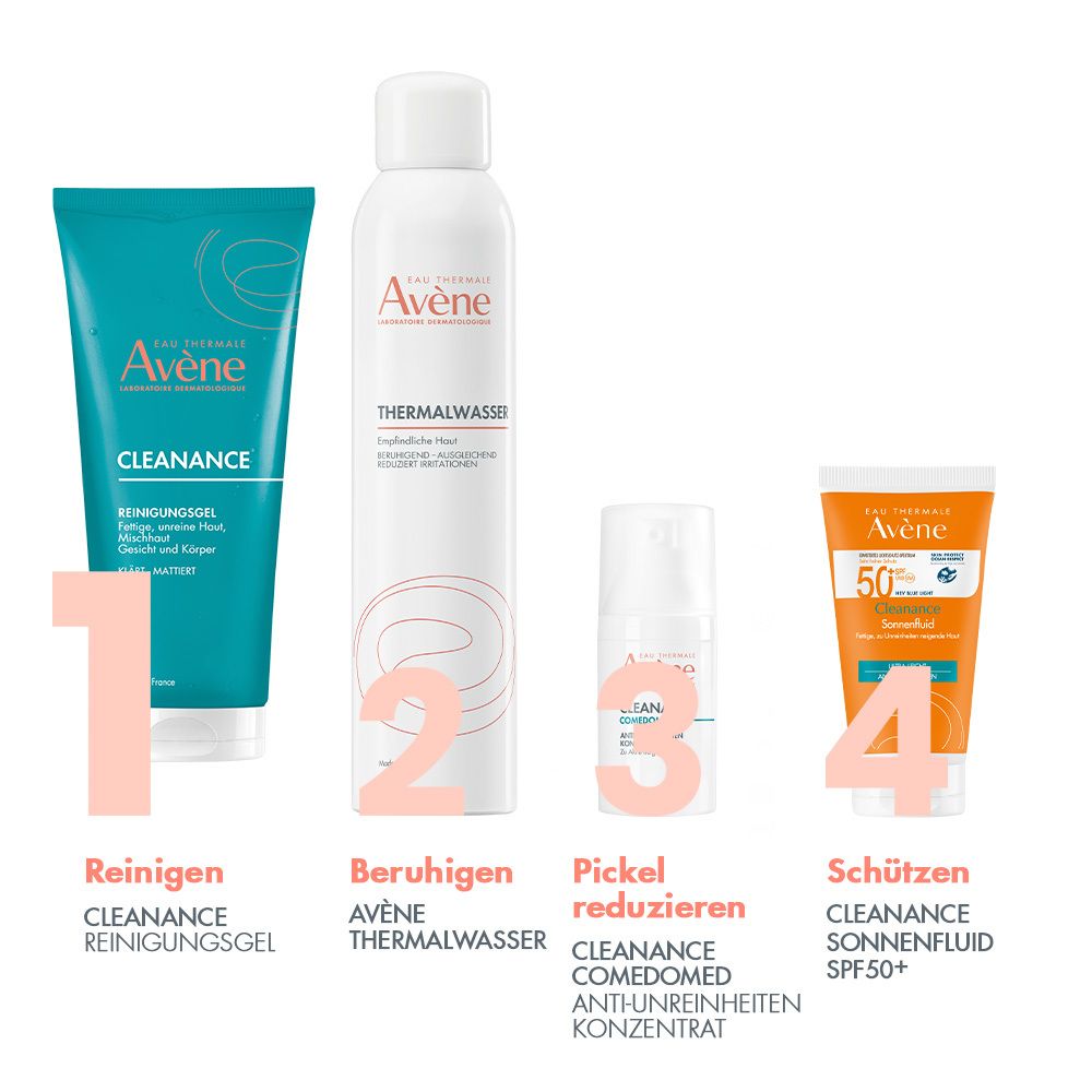Avène Cleanance Reinigungsgel - bei Akne, Pickel und Mitesser