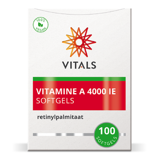 Vitals Vitamine A 4000ie Softgels 100SG