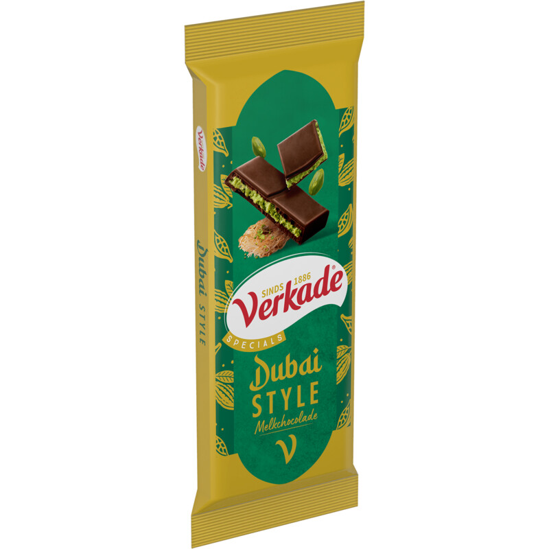 Verkade Dubai style melkchocolade reep