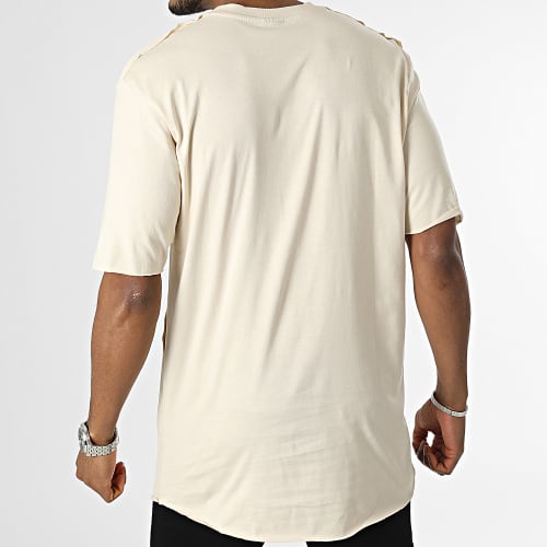 Tee Shirt Oversize Large Beige