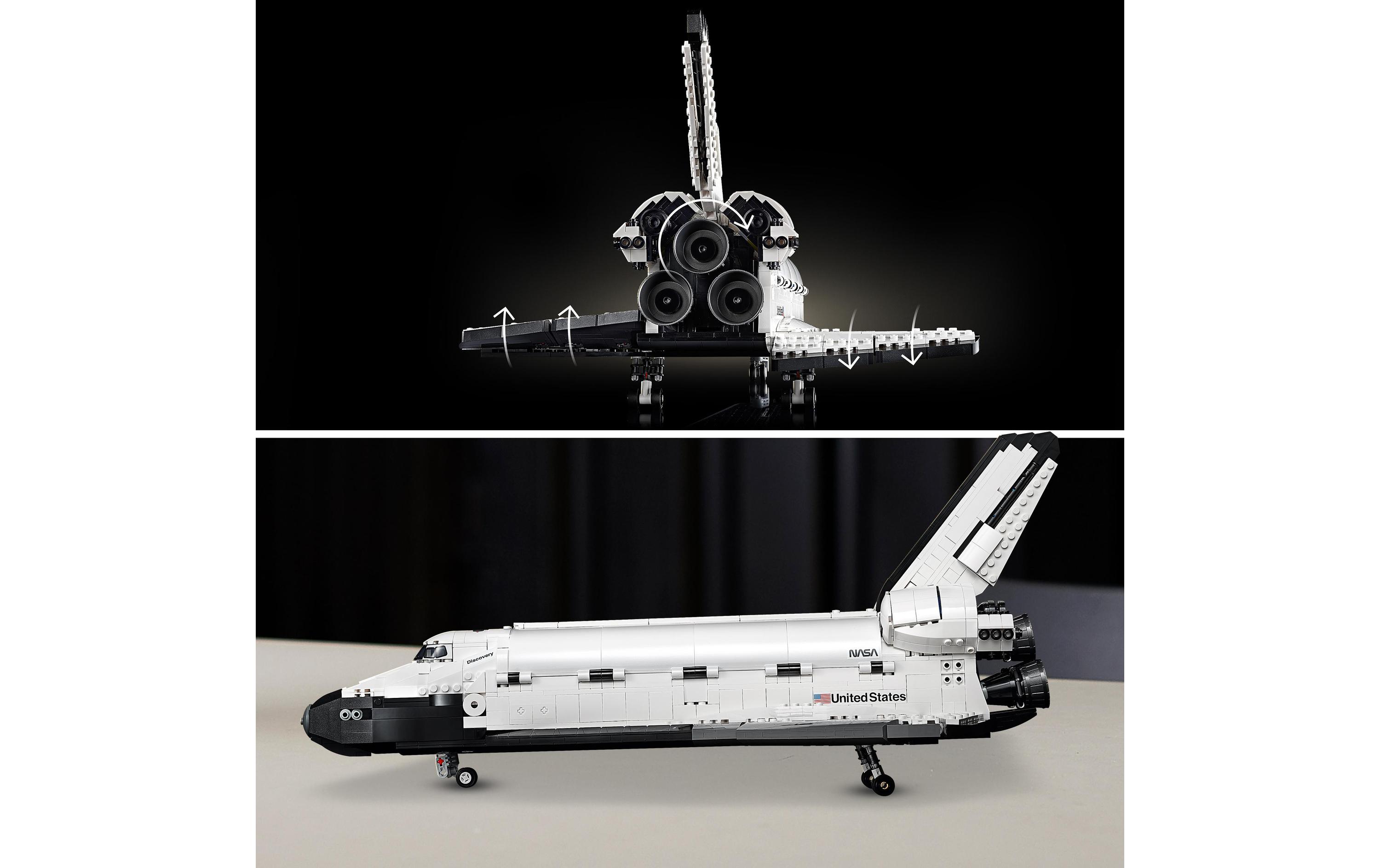 Icons NASA-Spaceshuttle «Discovery» 10283<br>Eine Legende der Raumfahrt zum Bauen und Ausstellen