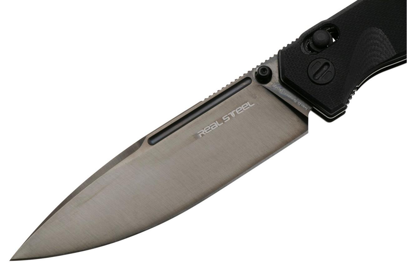Real Steel Huginn Ultra 7654BB, Black S35VN, Black G10 zakmes, Ivan Braginets design