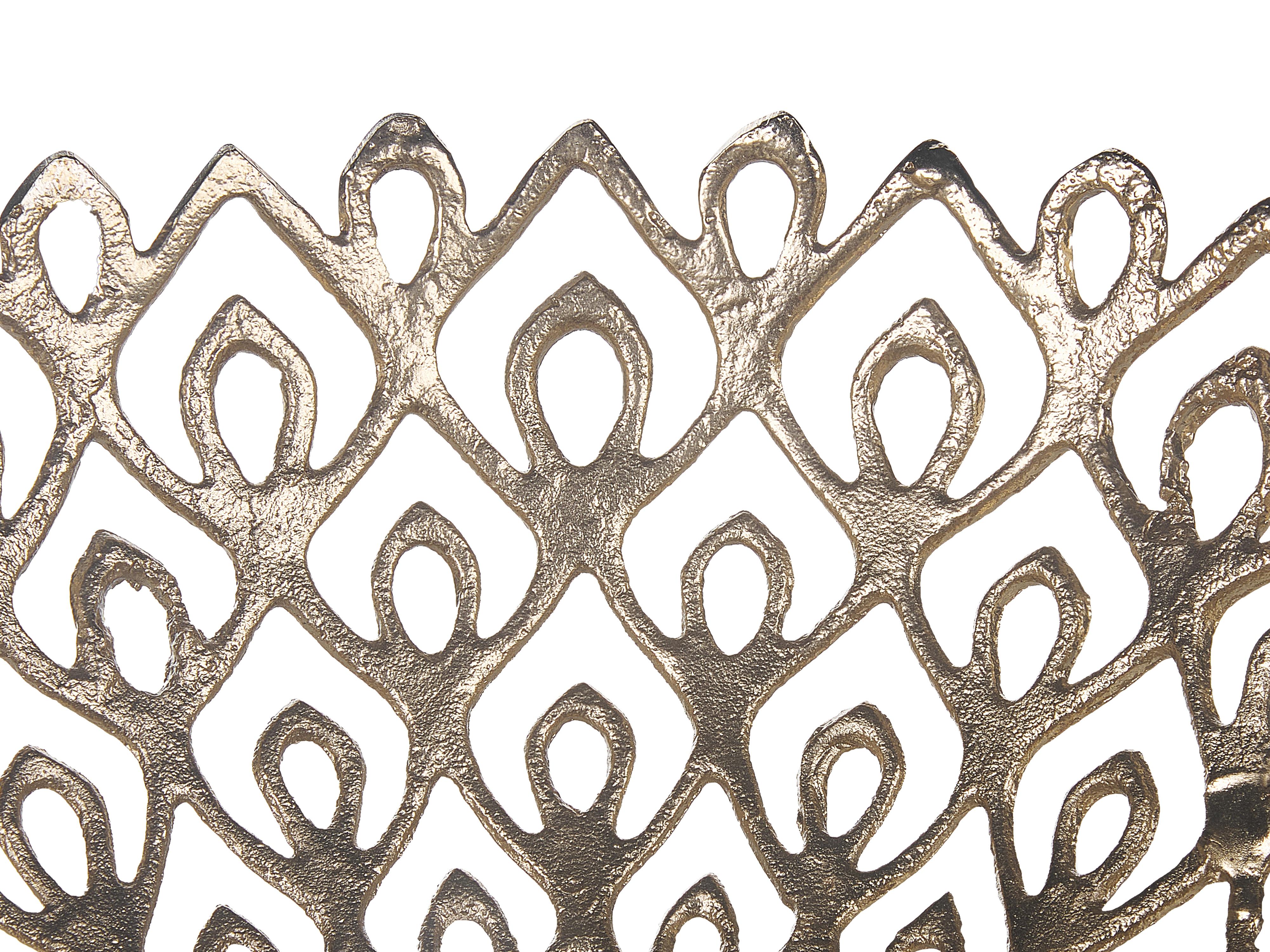 Set van 2 decoratieve schalen GROGOL Metaal Goud