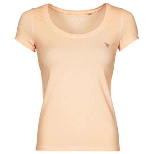 Guess - ES SS GUESS R4 SCOOPNECK TEE - Rose