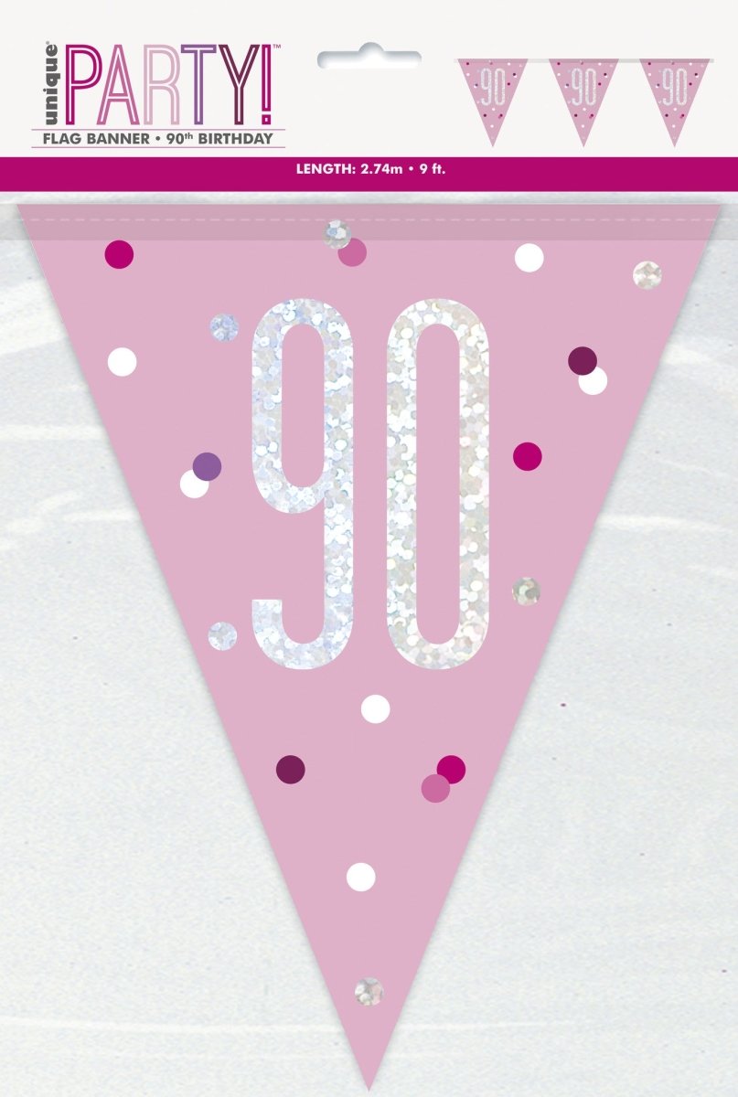 Slingers 90 Jaar Roze 2,74m