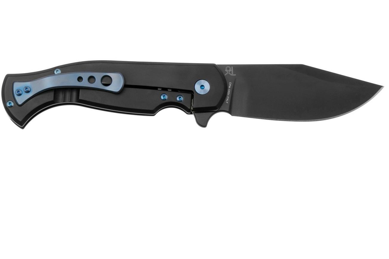 Fox Knives Eastwood Tiger FX-524 TI, S90V Black PVD, Titanium Black PVD, zakmes Gudy Van Poppel design
