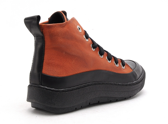 Chacal boots bottine plates femme 6555 orange