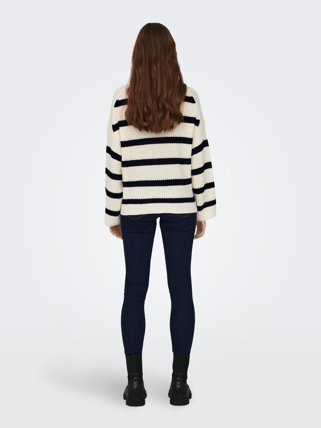 JDYJUSTY Strickpullover Eggnog