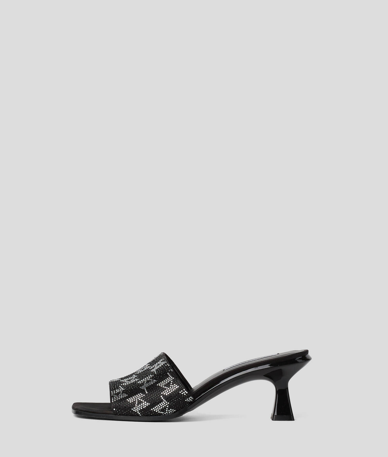 SANDALES EN STRASS KL MONOGRAM PANACHE