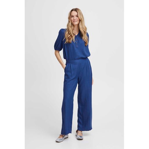 Fransa Denisa Bluse, Navy Blazer Mix, L