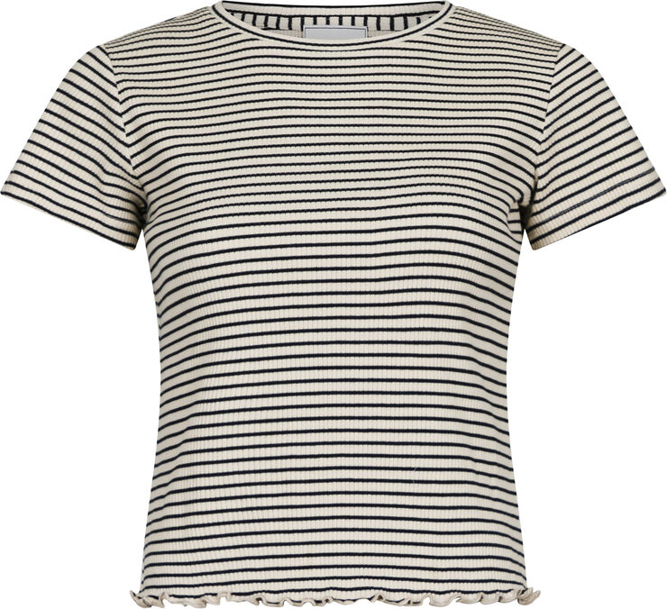 Neo Noir Lonnie Stripe Tee Sand