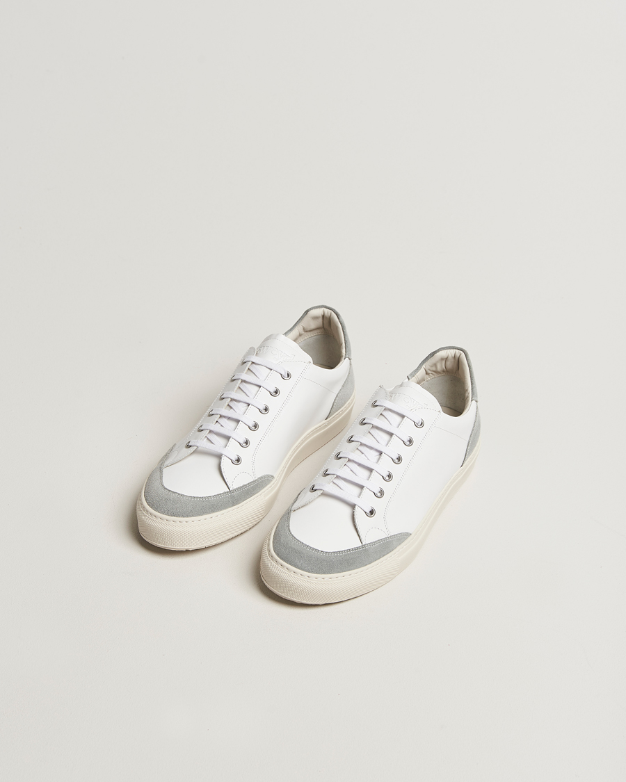 Sweyd Center Leather/Suede Sneakers White