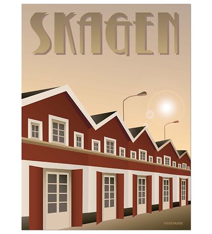 Vissevasse Poster - 30x40 - Skagen - Hafen