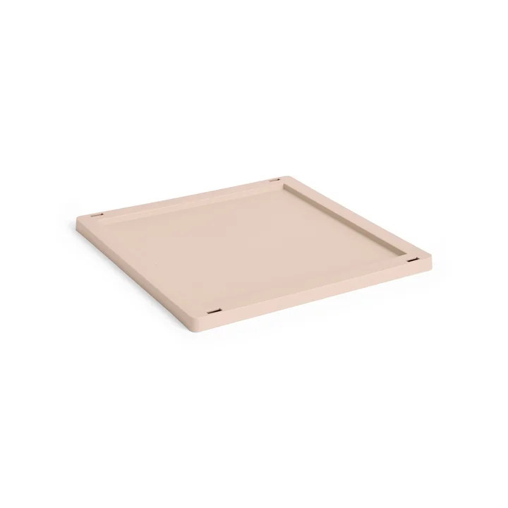 HAY - Colour Crate Square/ Cube Deckel M, Kunststoff, powder