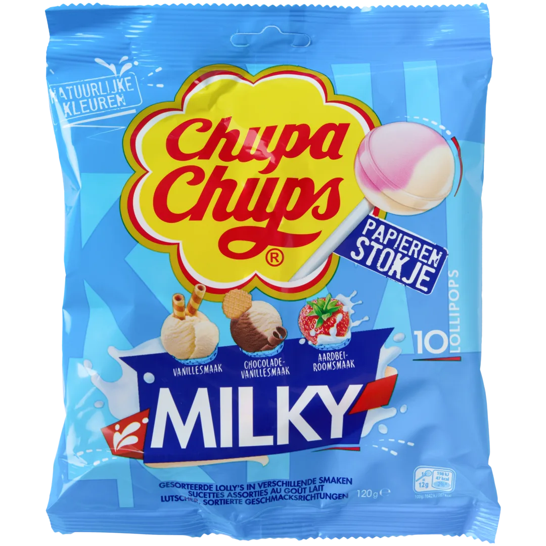 Chupa Chups milky lolly’s 10 stuks