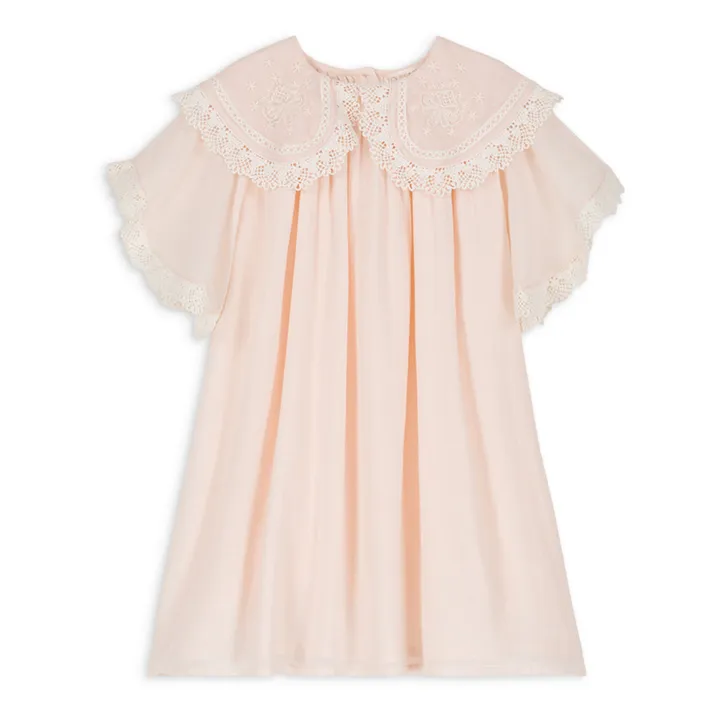 Louise Misha Robe Parvati Dentelle | Rose poudré