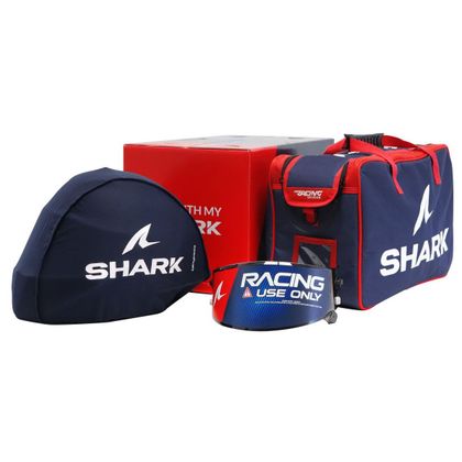 Casque Shark RACE-R PRO GP REPLICA CAM PETERSEN x TROYLEE DESIGN - Gris / Jaune