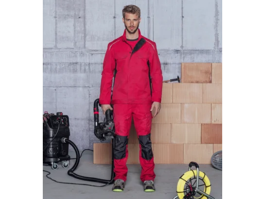 Veste de travail Cetus Würth MODYF rouge/anthracite