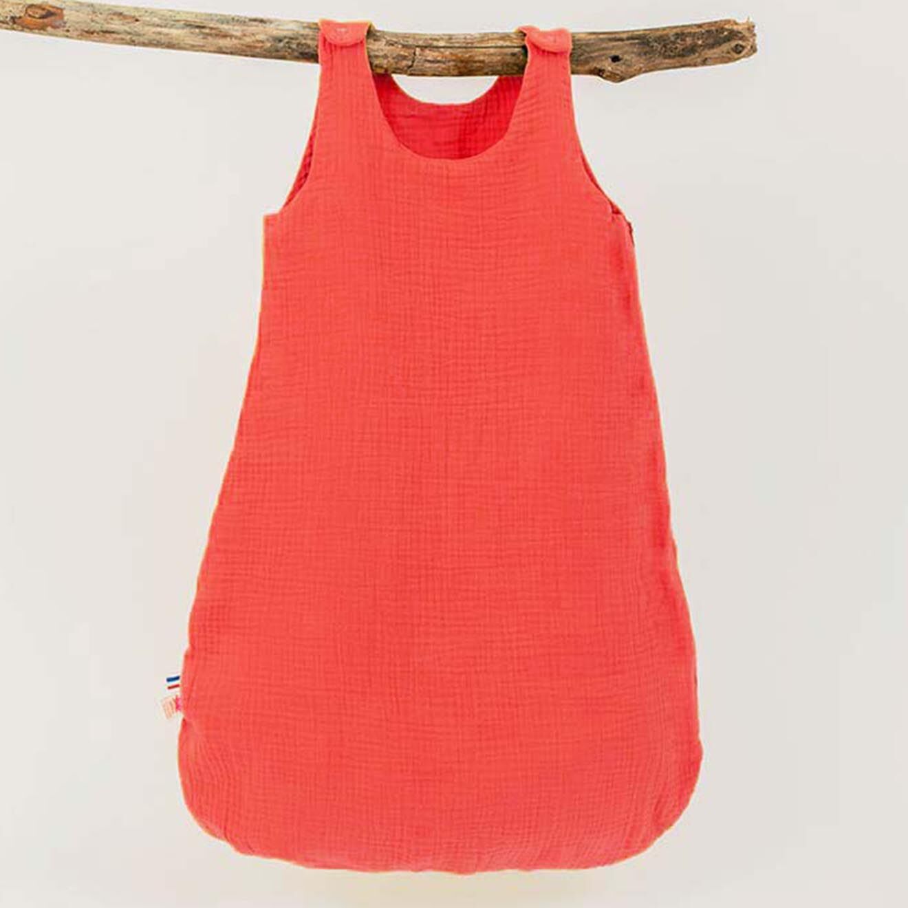 Papate Gigoteuse Été en Coton Bio fraise - 70x90 cm