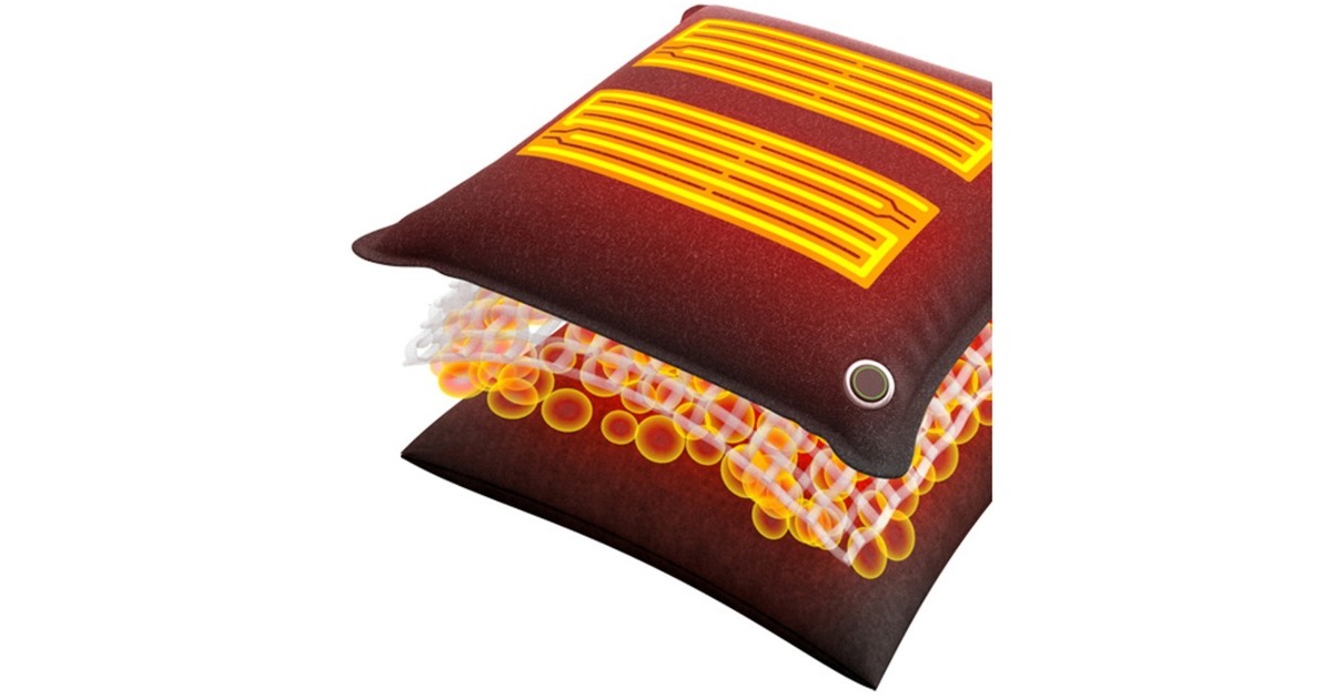 CozyUna verwarmingskussen 45x45 cm warmtekussen  (Zwart)