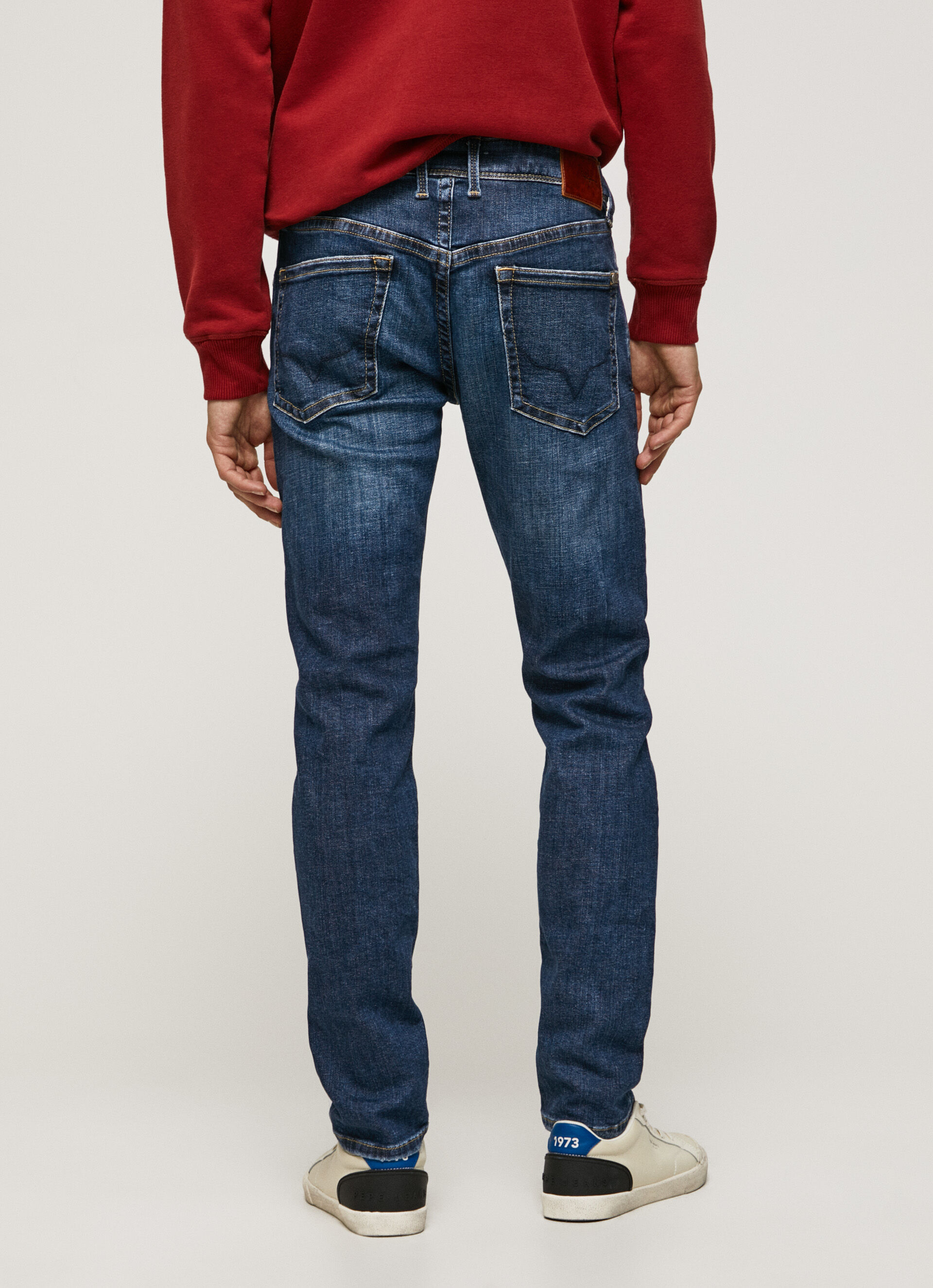Calça jeans Hatch Fit Slim com cintura baixa - jeans