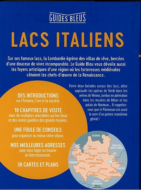 HACHETTE - GUIDES BLEUS LACS ITALIENS