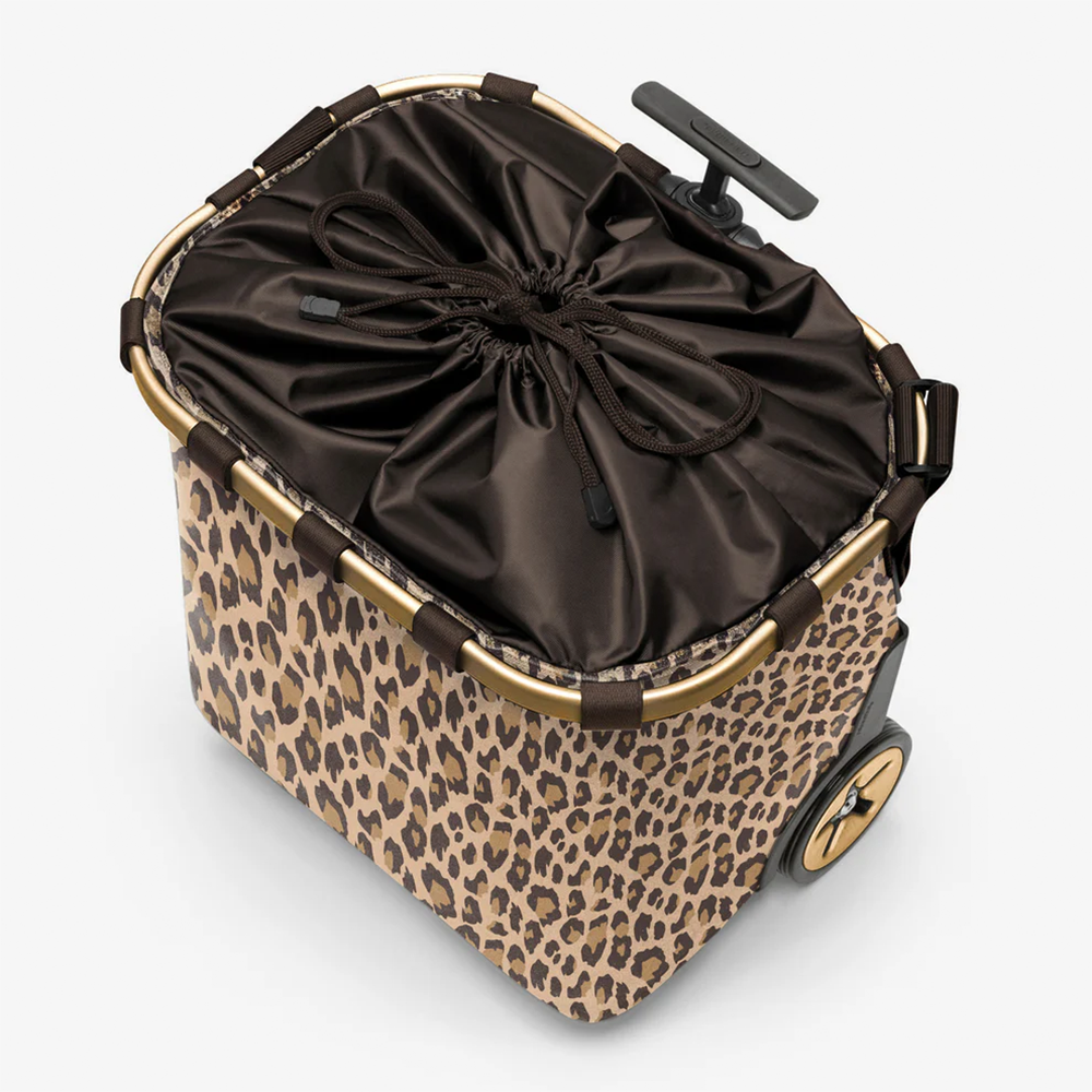 (40l) Carrycruiser Einkaufstasche Trolley Shopping Einkaufswagen mit Rollen   Schultergurt (OE6047) - Leo Macchiato