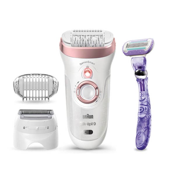 Braun Silk-épil 9 9-870 – Epilierer für Frauen für eine langanhaltende Haarentfernung