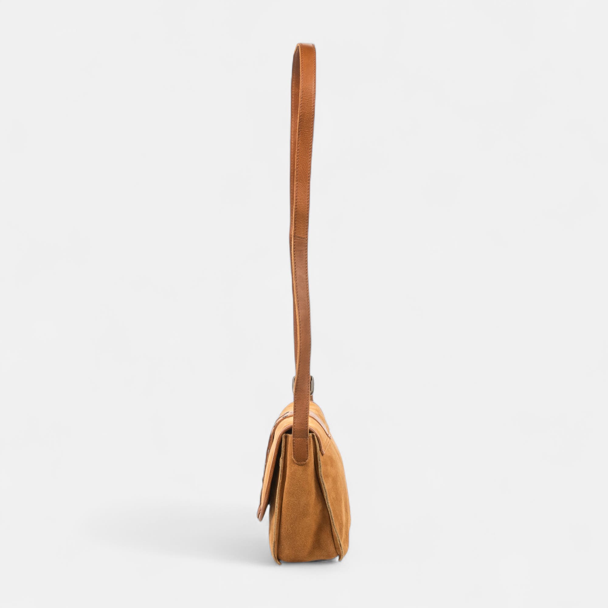 Sac bandoulière en cuir cognac