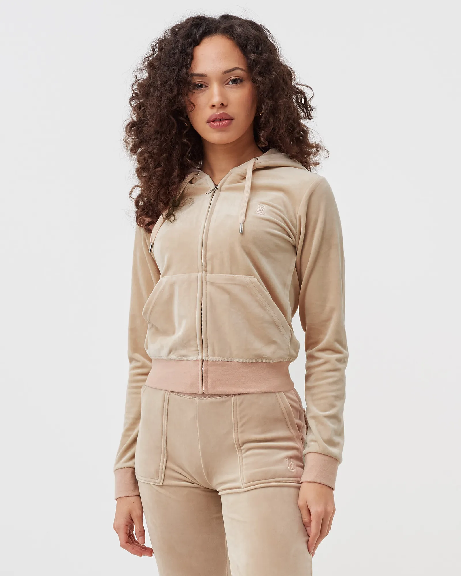 Juicy Couture Classic Velour Robertson Zip Hoodie