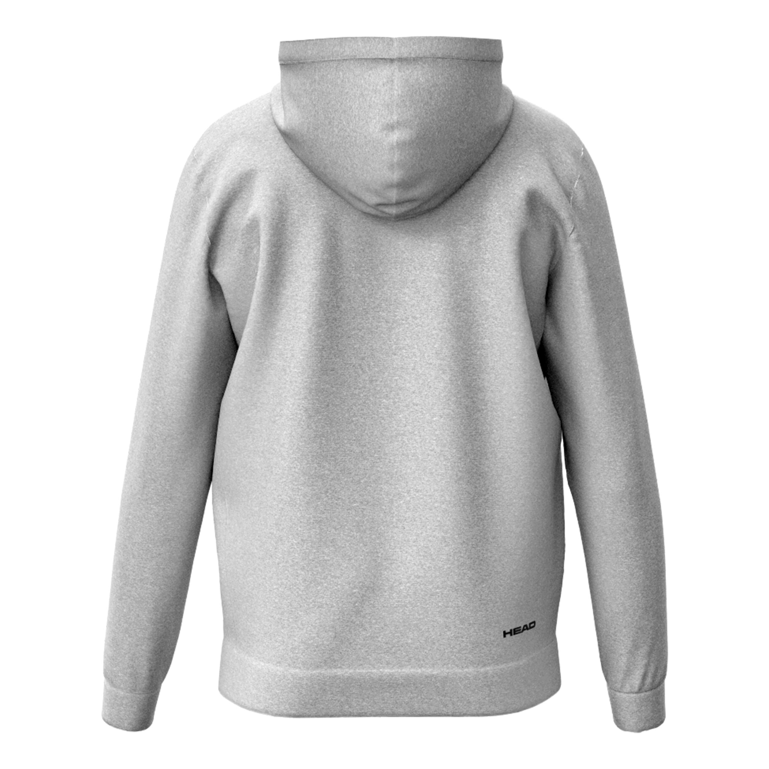 HEAD Club Original Full Zip Gilet En Coton Hommes - Gris Clair