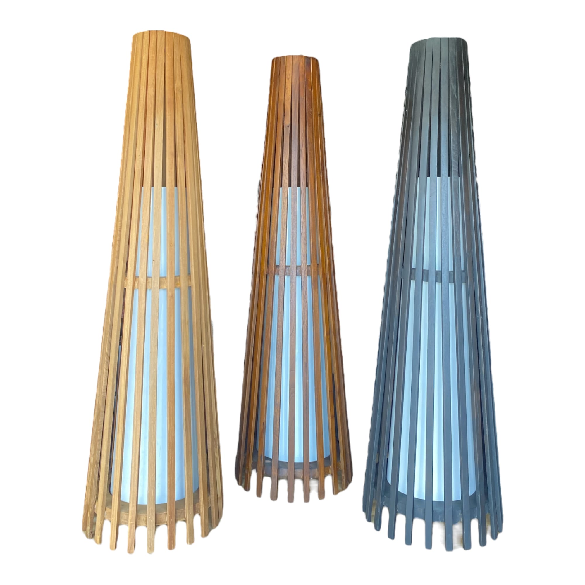 Interieurdirekt – Vloerlamp Anto – Teakhout – 120cm – Naturel
