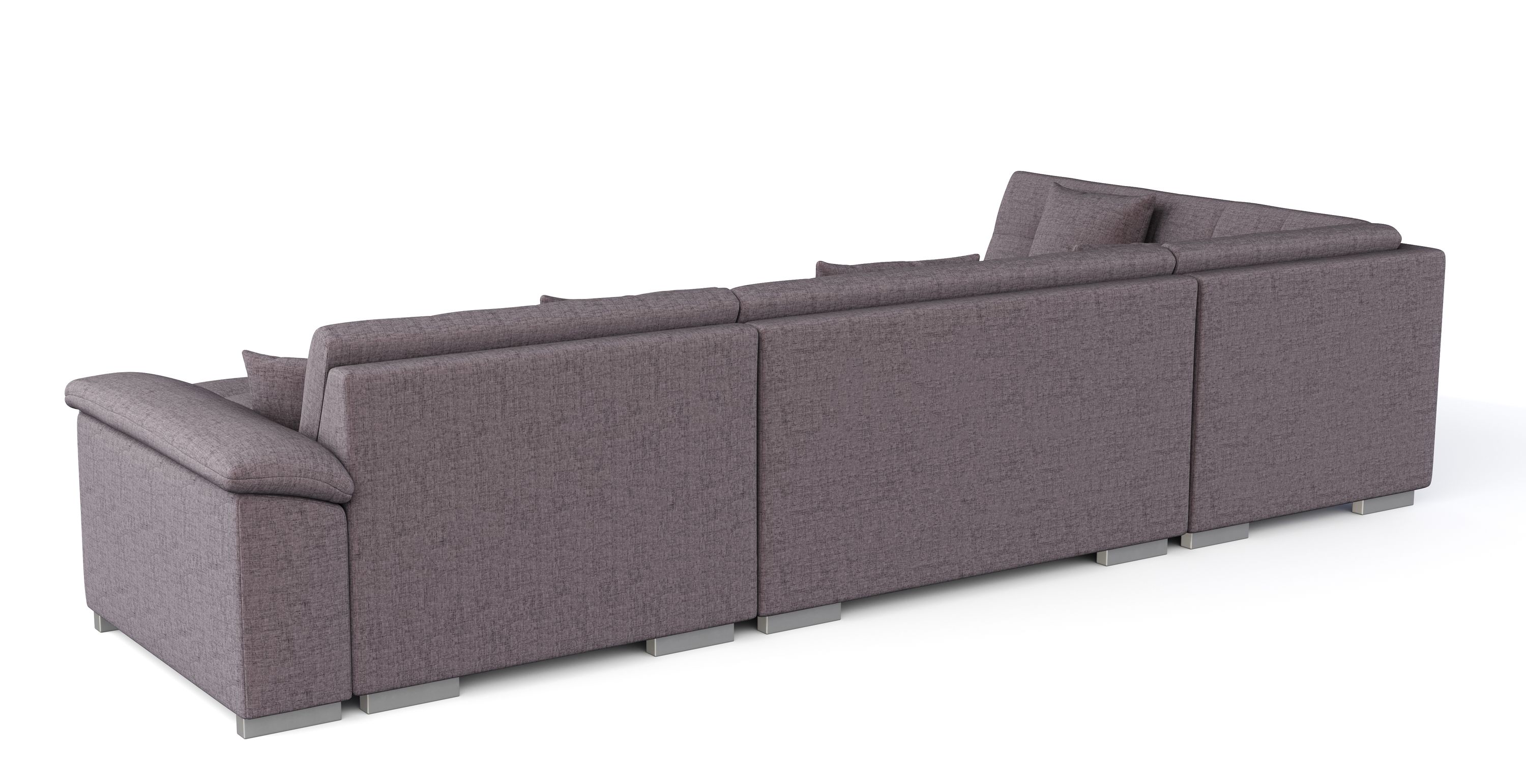 Ecksofa ARIA rechts taupe