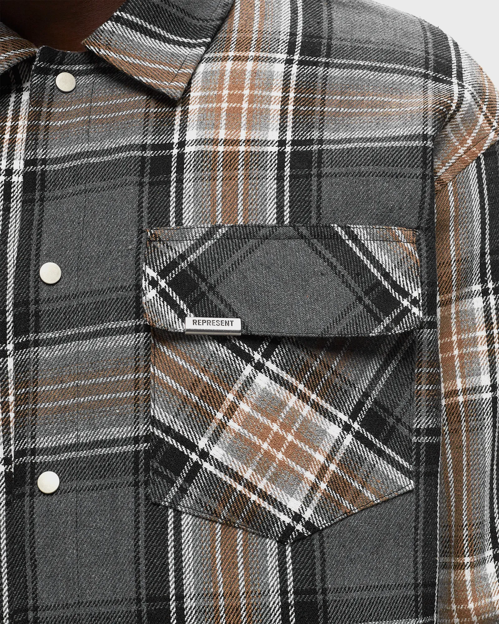 Represent QUILTED FLANNEL SHIRT