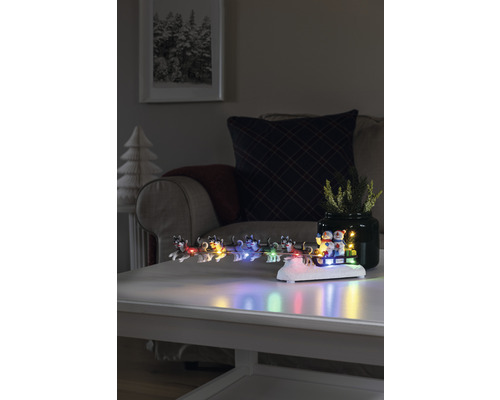 Konstsmide LED Scenery Sneeuwpop met Hondenslee