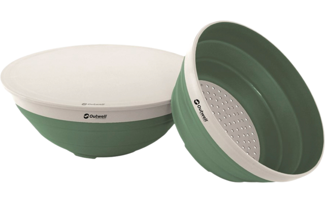 Outwell Collaps Schüssel und Sieb Set 3 teilig