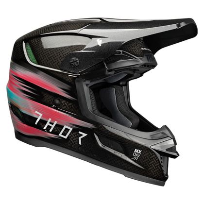 Casque cross Thor REFLEX ECE THEORY CARBON MULTI 2023 - Noir
