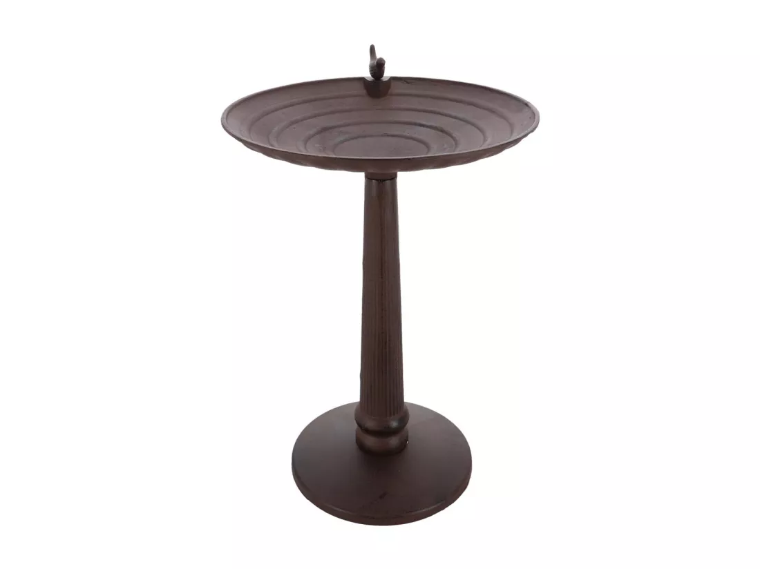 Bain à oiseaux en fonte sur pied XXL - 55 cm