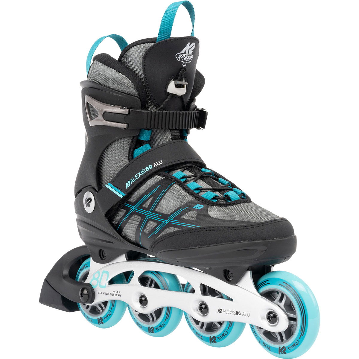 K2 Alexis 80 Alu Rullerskøjter Dame