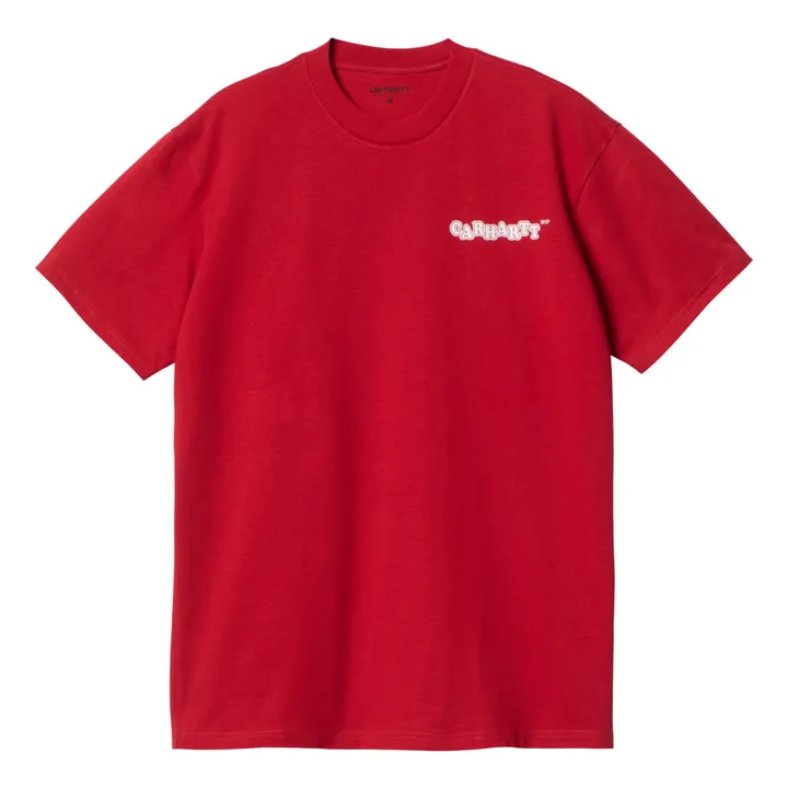 Carhartt WIP T-shirt Fast Food Coton Bio | Rouge