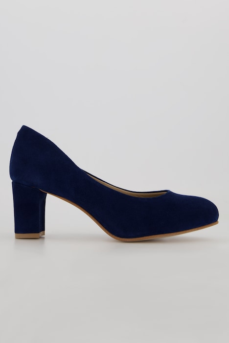 Pumps, Veloursleder, Weite H